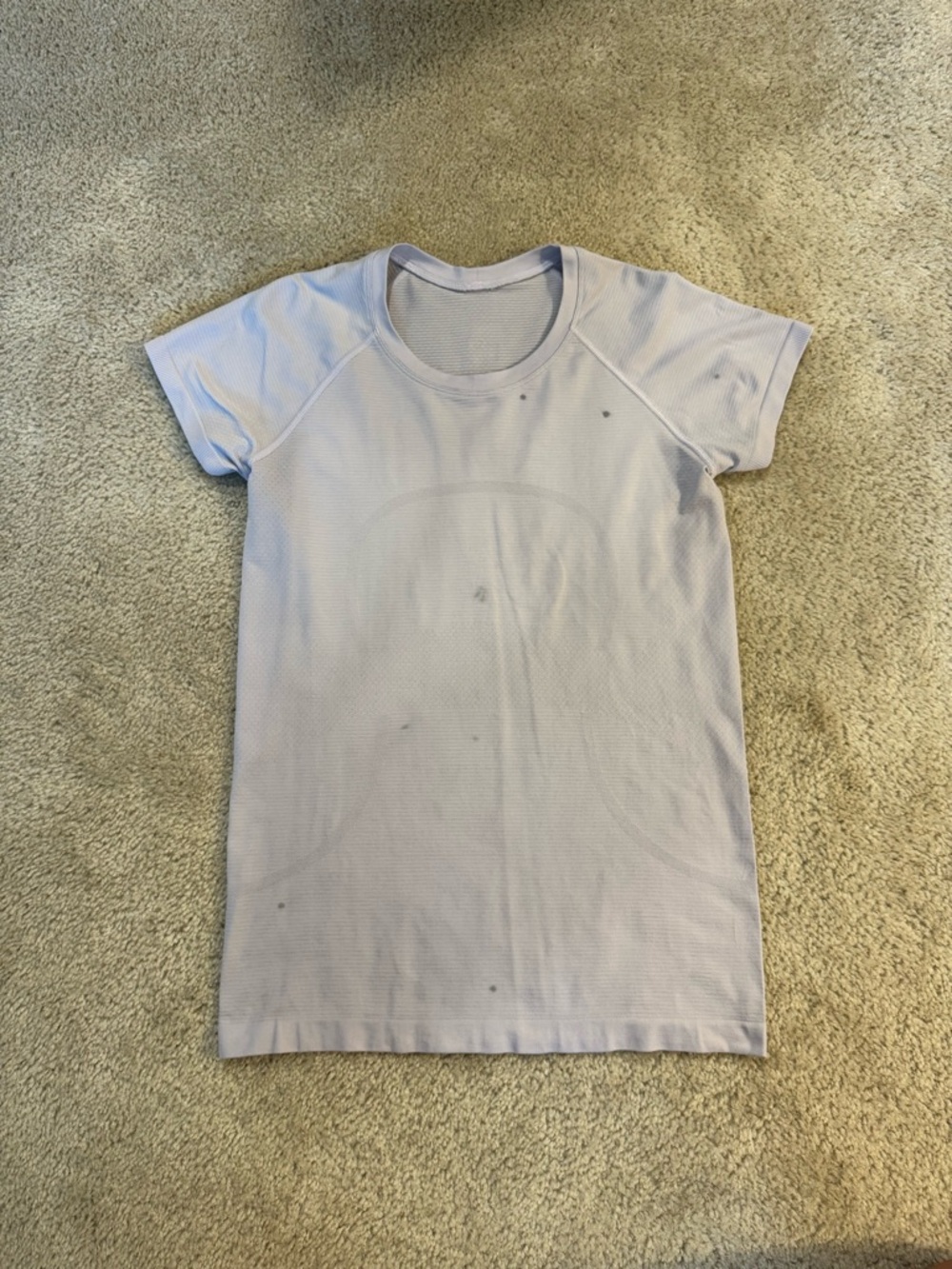 Lululemon Light Lavender Short Sleeve Swiftly Tech Tee